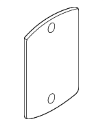 51125A7CEA6 - Body: Impact Bar Gasket for BMW Image