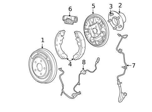 Brake Components for 2011 Dodge Caliber #0