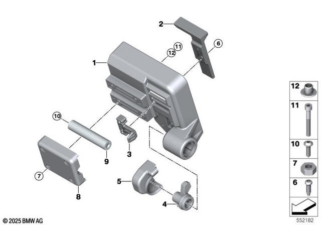 65908524462 - Audio, Navigation, Information Systems: Base Plate -  for BMW-Motorrad Image