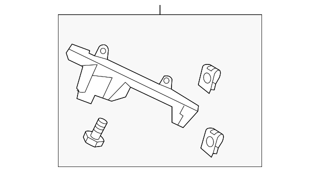 thumbnail image 2 of G-PLUS Front Bumper Lower Trim Molding For 2022-2023 Chevrolet Equinox Silver 2 of 5