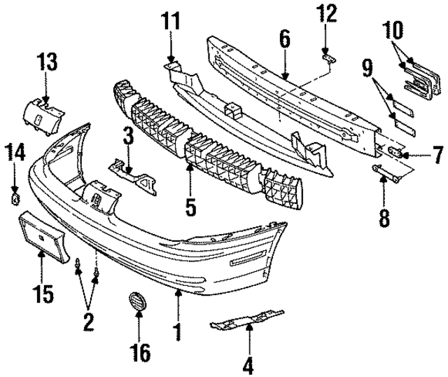21110424 - : Bumper Cover for GM Image