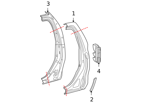 Side Panel for 2007 Toyota Tundra #1