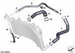 17128404411 - : Coolant Hose, Supply for BMW-Motorrad Image