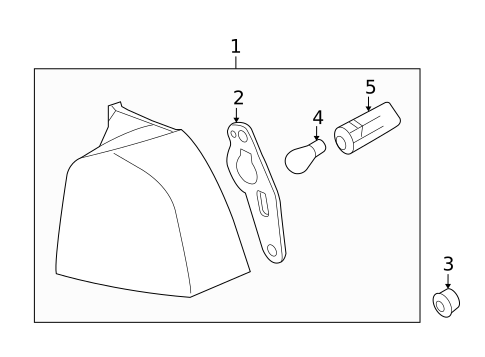 Tail Lamps for 2009 Volvo V70 #1