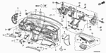 90106TA0A00 - Interior/Bumper: BOLT-WASHER (8X40) for Honda Image