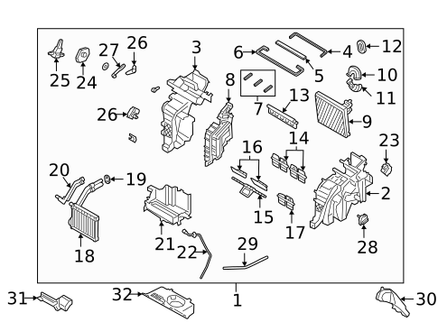 HVAC Case for 2022 Hyundai Santa Fe #0