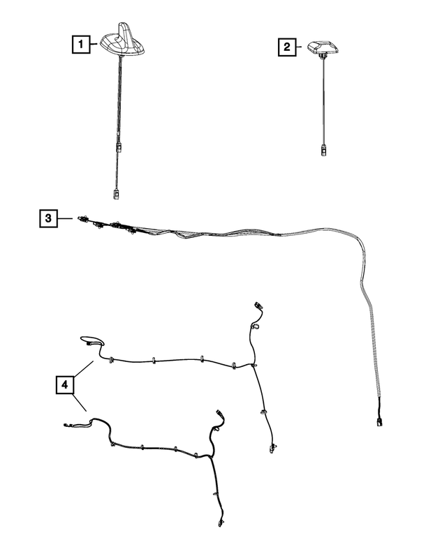 68148257AD - Electrical: Jumper Cable for Mopar Image