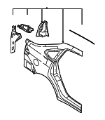 8S4Z5427841A - Body: Quarter Panel for Ford: Focus Image image