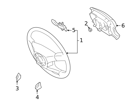 Steering Wheel & Trim for 2006 Lexus LX470 #0