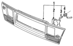 3625570C01 - Electrical: Backup Lamp Assembly for Suzuki Image