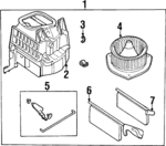 MR201746 - HVAC: Blower Assembly for Mitsubishi Image