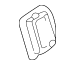 1J0864203CUH8 - Body: Tie Down Hook for Volkswagen Image