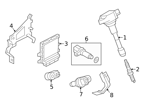 Ignition System for 2022 INFINITI Q50 #0