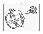 3550063J05 - : Fog Lamp Assembly for Suzuki Image
