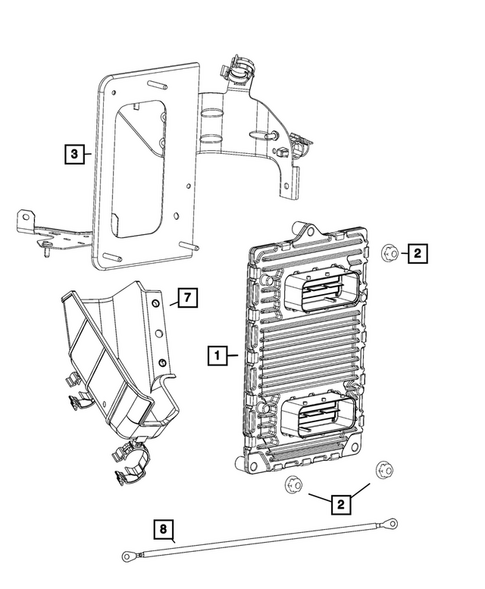 Keys, Modules and Engine Controllers for 2024 Ram ProMaster EV #4