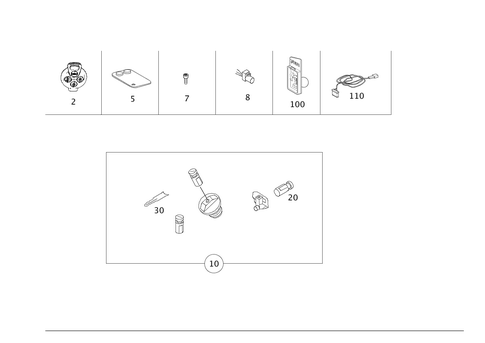 Locking System for 2011 Smart Fortwo #0