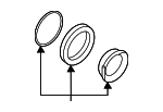 31508860349 - Suspension: Seal Kit for BMW Image