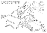 32416850285 - Steering: Suction Pipe for BMW Image
