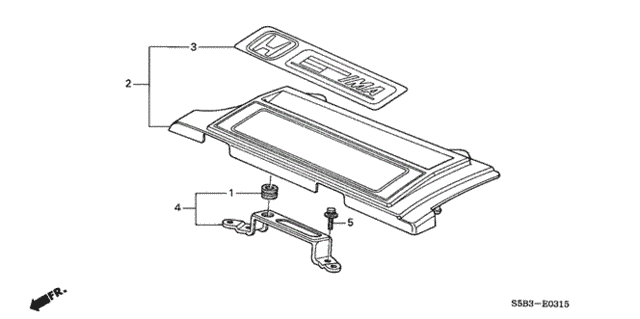 Engine Cover for 2005 Honda Civic #0