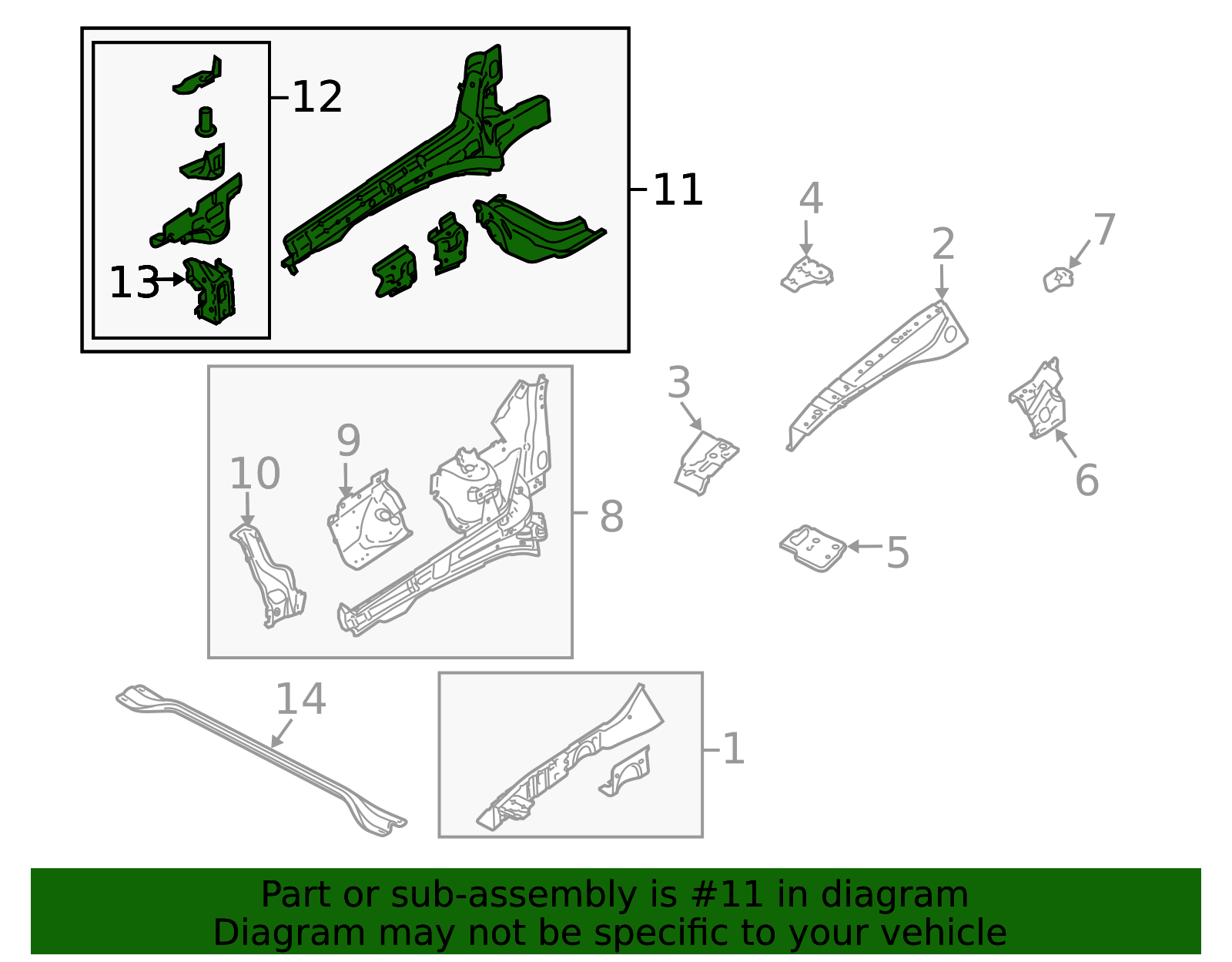 da8z7410009a - Ford Frame Side Member Assembly | Levittown Ford Parts