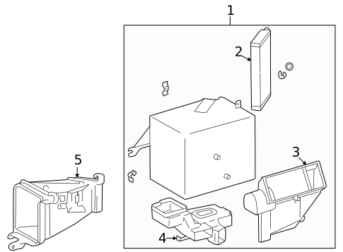 Heater for 2000 Toyota Corolla #0