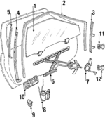 72110SF1A01 - Body: Lock for Honda: Prelude Image