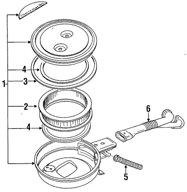 16548C5500 - : Element Seal for Nissan Image