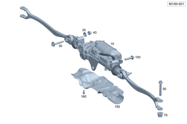 2064603702 - Steering: Rear Axle Steering for Mercedes-Benz: C43 AMG, C63 AMG S E Performance, CLE53 AMG, GLC43 AMG, GLC63 AMG S E Performance Image image