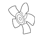19020PND003 - Cooling System: Fan Blade for Honda: Accord, Civic Image