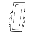 8K0819422 - : Cabin Air Filter Cover for Audi: A4, A4 Quattro, A5, A5 Quattro, allroad, Q5, RS5, S4, S5, SQ5 Image