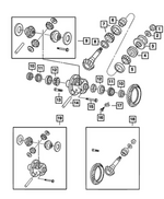 68456959AA - Differential and Drive Line: Differential Shim Kit for Ram: 3500 Image