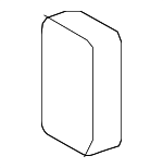 694150E010 - Body: Striker Cover for Lexus: CT200h, ES250, ES300, ES300h, ES330, ES350, GS300, GS350, GS430, GS450h, GS460, GX470, HS250h, IS F, IS250, IS350, LS430, LS460, LS600h, LX570, NX200t, NX250, NX300h, NX350, NX350h, NX450h+, RX350, RX450h, TX350, TX500h, TX550h+ Image