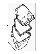 13718591831 - Engine: Air Cleaner Assembly for BMW Image