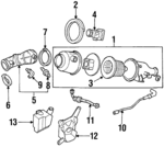 F8CZ9600AC - Engine: Air Cleaner Assembly for Ford: Escort | Mercury: Tracer Image