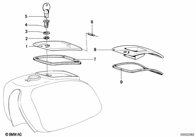 16114080188 - : Gasket                    for BMW-Motorrad Image