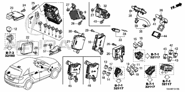 Control Unit (Cabin) (1) for 2014 Acura RDX #0