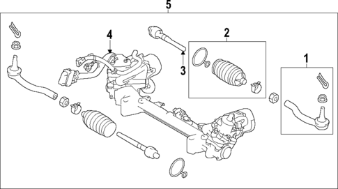 Steering Gear & Linkage for 2019 INFINITI Q50 #2