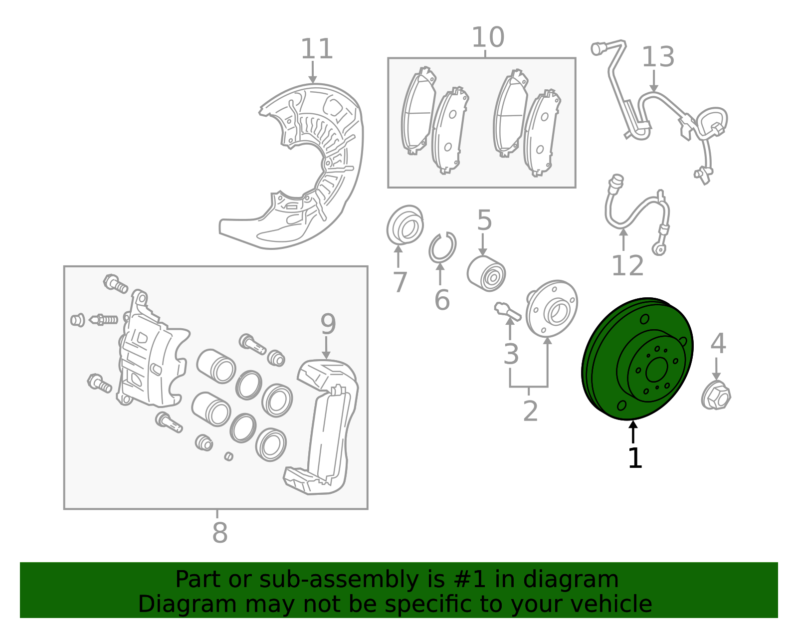 銅鑼 2018-2023 Toyota Camry Front Brake Rotor 4351206200 Genuine Rav4