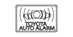 7451506010 - Body: Anti-theft Label for Toyota: 4Runner, Avalon, Camry, Corolla, Highlander, Land Cruiser, Mirai, RAV4, RAV4 Prime, Sequoia, Sienna, Solara, Tacoma, Tundra, Venza, Yaris Image