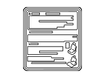 7454435120 - Body: Info Label for Toyota: 4Runner Image