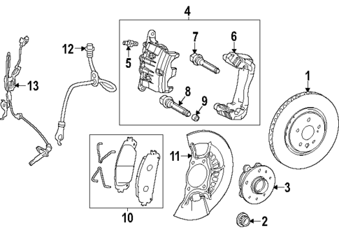 Anti-Lock Brakes for 2024 Subaru Solterra #0