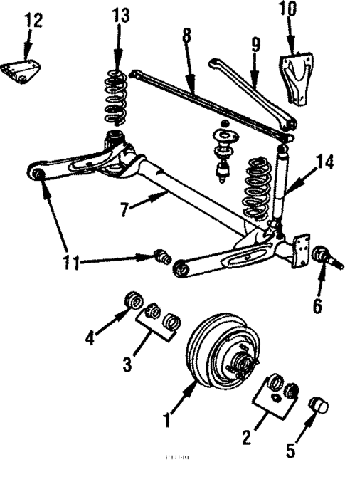 Rear Suspension for 1984 Dodge Daytona #0