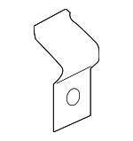 41217374410 - Body: Hinge Pillar Backing Plate for BMW: 228i, 228i xDrive, 230i, 230i xDrive, M2, M235i, M235i xDrive, M240i, M240i xDrive Image