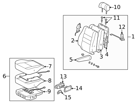 Power Seats for 2004 Toyota Sequoia #0