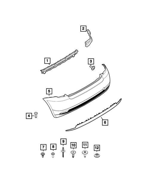 Rear Bumper and Fascia for 2026 Fiat 500E #0