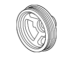 NL3Z6312C - Engine: Crankshaft Pulley for Ford: Edge, F-150, Fusion | Lincoln: Continental, MKX, MKZ, Nautilus Image