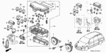 90114SM4900 - Electrical/Exhaust/Heater/Fuel: BOLT (6X15) for Honda Image