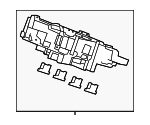 38200TEAH01 - : 2018-2021 Honda Civic - Box Assembly Fuse for Honda: Civic Image
