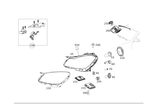 2048208539 - Electrical System: Lamp Unit for Mercedes-Benz: C250, C300, C350, C63 AMG Image