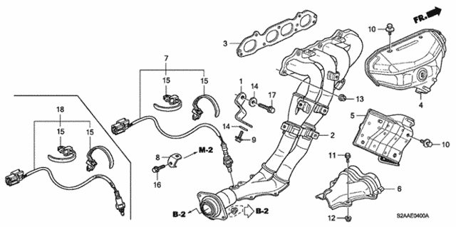 Exhaust Manifold for 2008 Honda S2000 #0